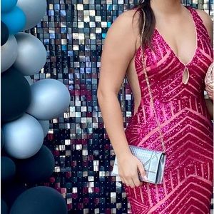 Jovani Hot Pink Prom Dress